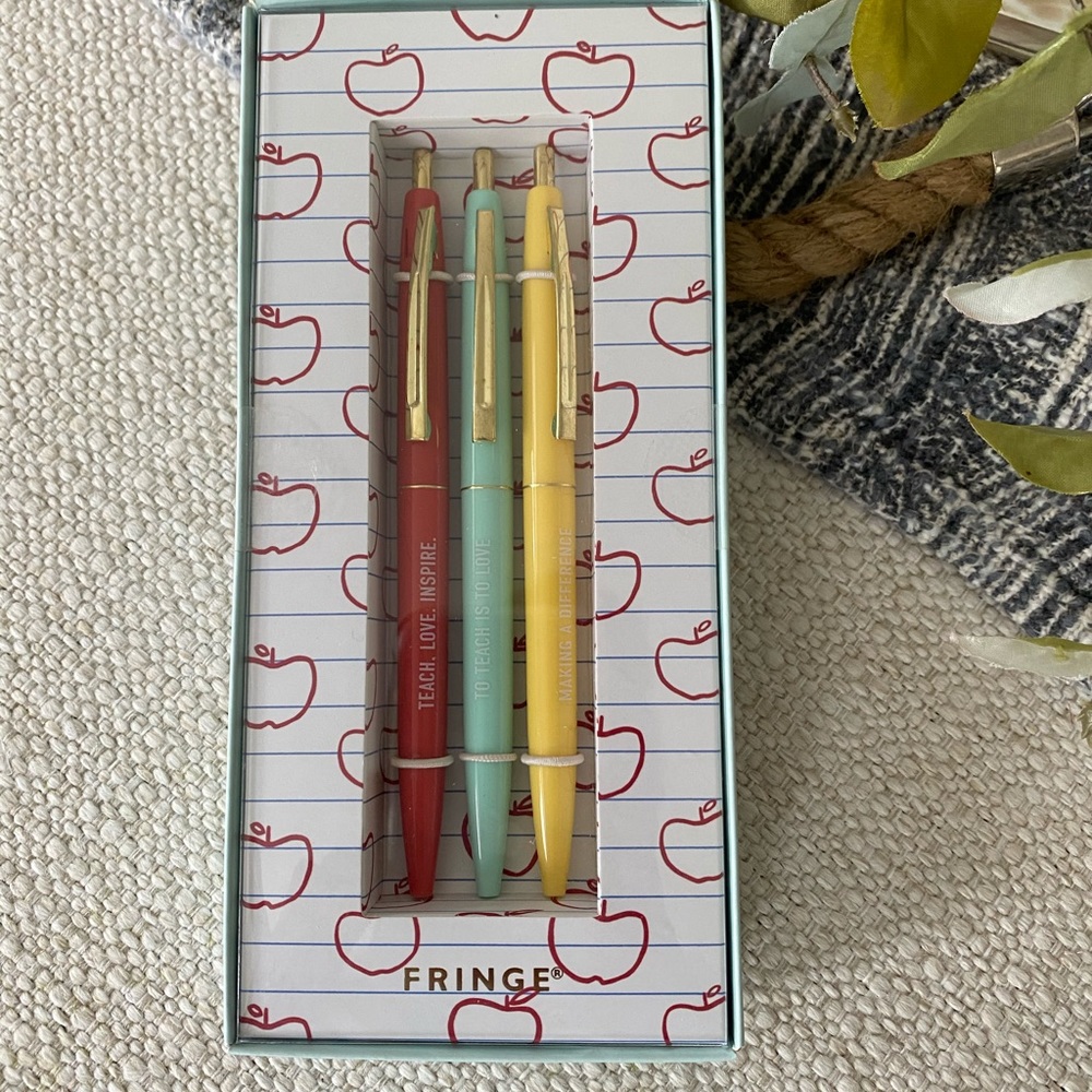 Set of 3 Teachers Pens